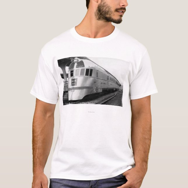 ZepherStainlessen stålsätter det strömlinjeformade Tee Shirt (Framsida)