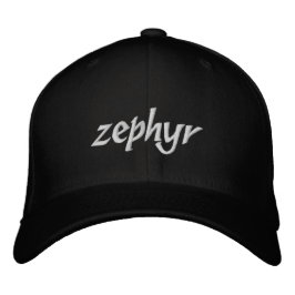 Zephyr Broderad Keps