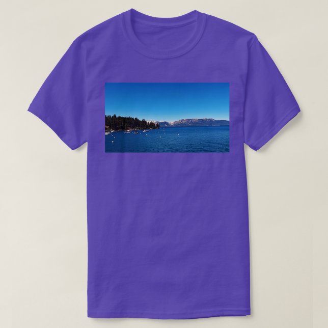 Zephyr Cove Sjö Tahoe TShirt T Shirt (Design framsida)