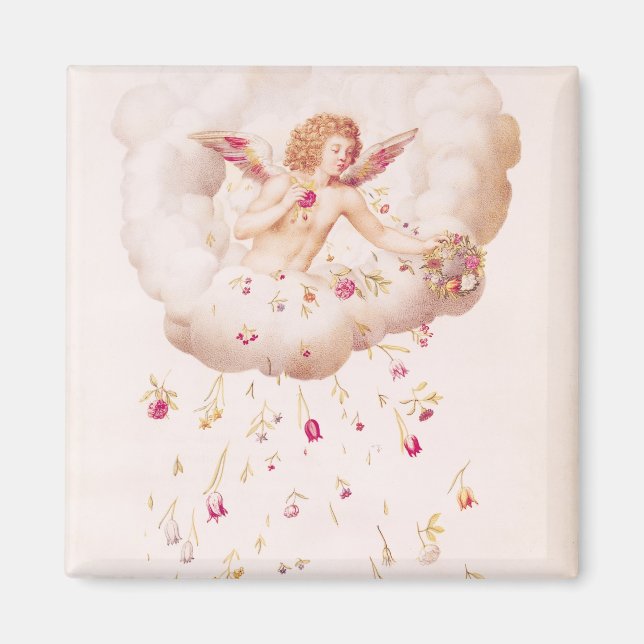 Zephyr från , "La Guirlande de Julie", c.1642 Magnet (Framsidan)