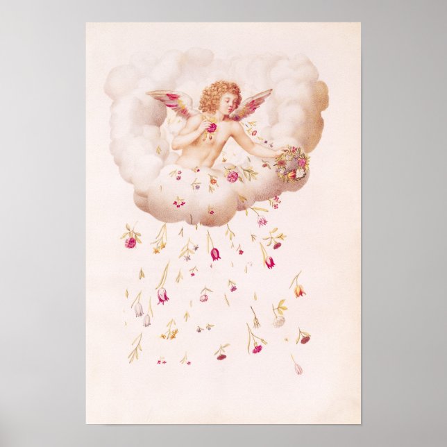 Zephyr från , "La Guirlande de Julie", c.1642 Poster (Framsidan)