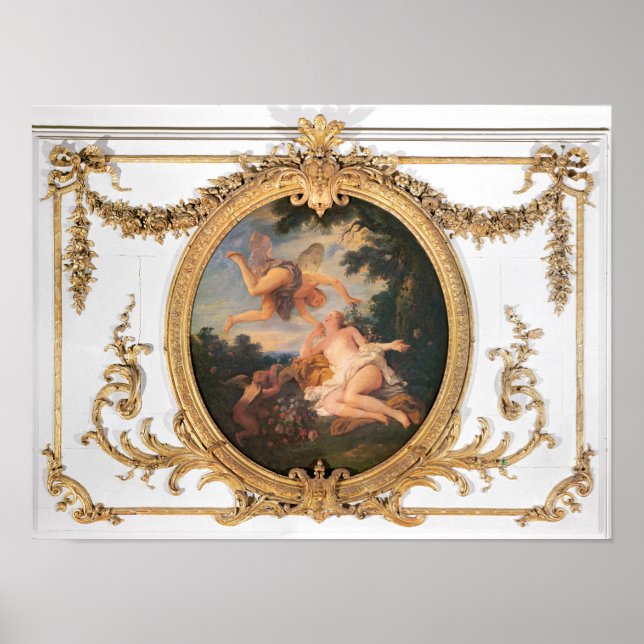 Zephyr och Flora, från Salle de Conseil Poster (Framsidan)