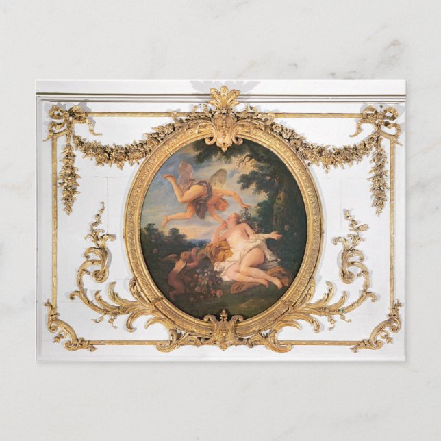 Zephyr och Flora, från Salle de Conseil Vykort (Framsida)