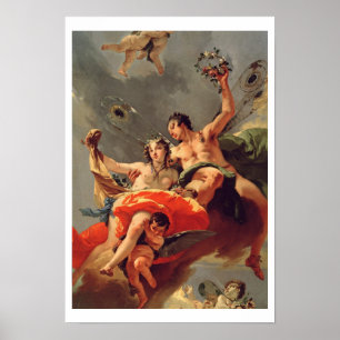 Zephyr och Flora Poster