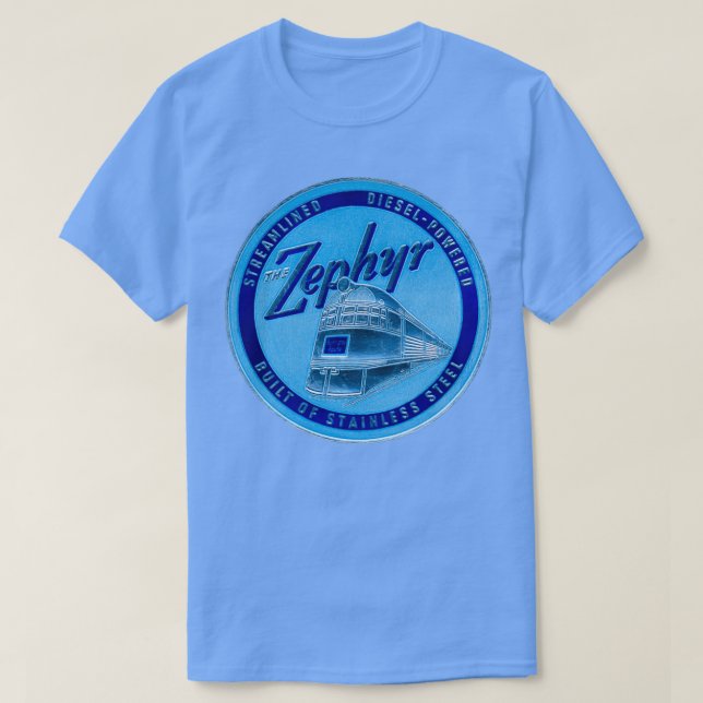 Zephyr-passageraren Tåg 1934 T Shirt (Design framsida)