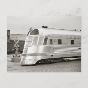 Zephyr Strömlinjeformad Tåg, 1939 Vykort