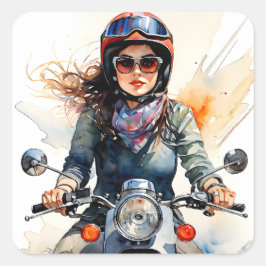 ’Zephyra’ ’Vento Dolce’ - Sötad Vind Fyrkantigt Klistermärke