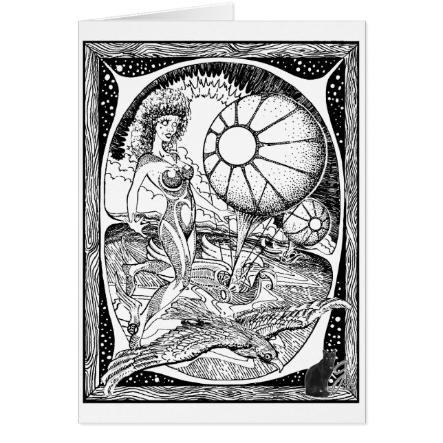 Zephyrelle Hälsningskort (Framsidan)