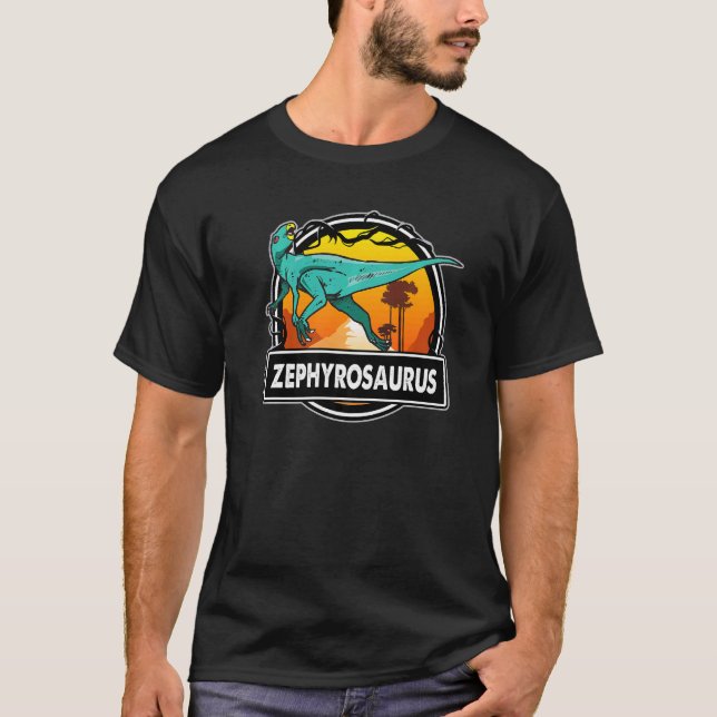 Zephyrosaurus Dinosaur Förhistoriska Dinosaurier T Shirt (Framsida)