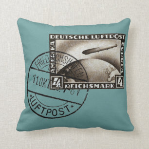 Zeppelin 1928 flygpost kudde