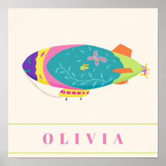 "Zeppelin" från The "Dream To Fly" Set om 3 Poster