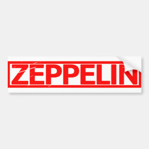 Zeppelin Frimärke Bildekal