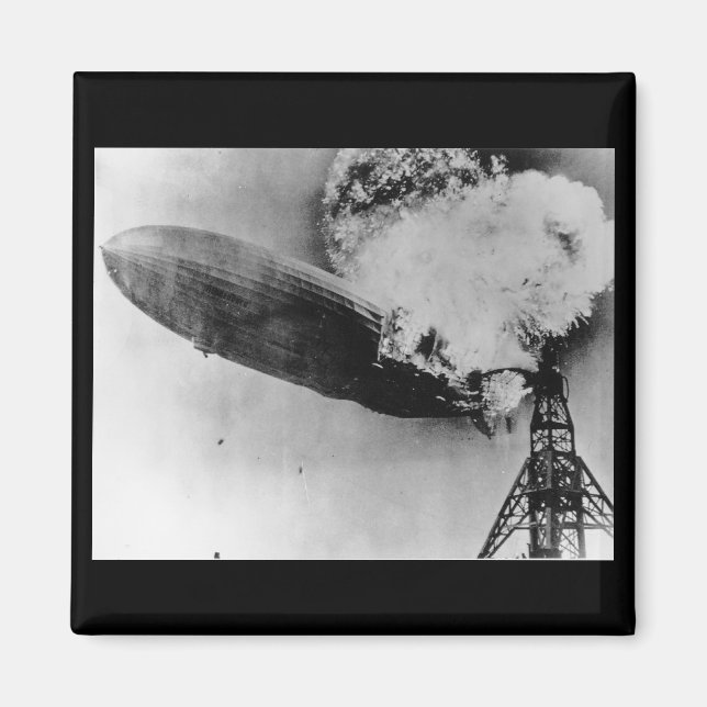 Zeppelin LZ 129 Hindenburg Magnet (Framsidan)