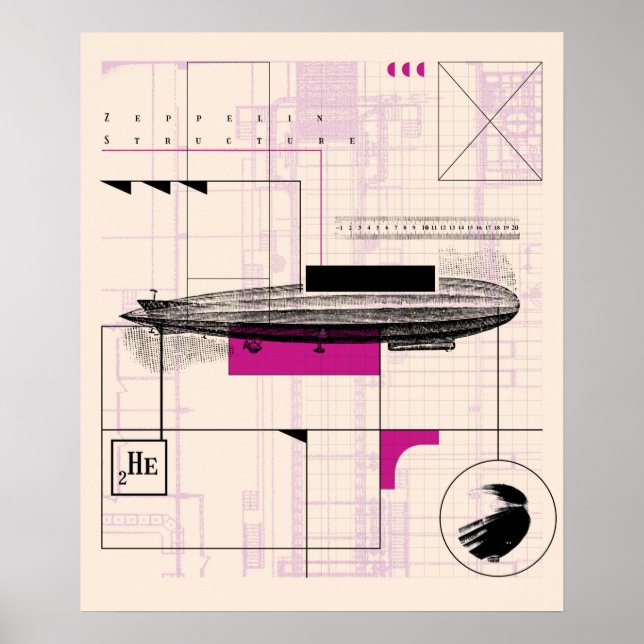 Zeppelin Poster (Framsidan)