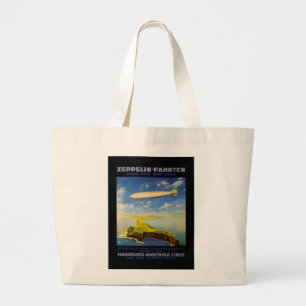 Zeppelin Resor ~ Over Sea and Land Jumbo Tygkasse