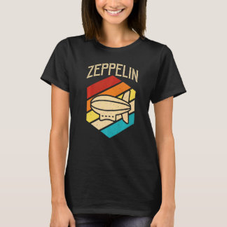 Zeppelin Retro Vintage Sunset 70s 80s Distressed D T Shirt