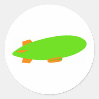 Zeppelin Runt Klistermärke