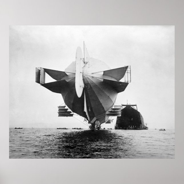 Zeppelin Stern: 1908 Poster (Framsidan)