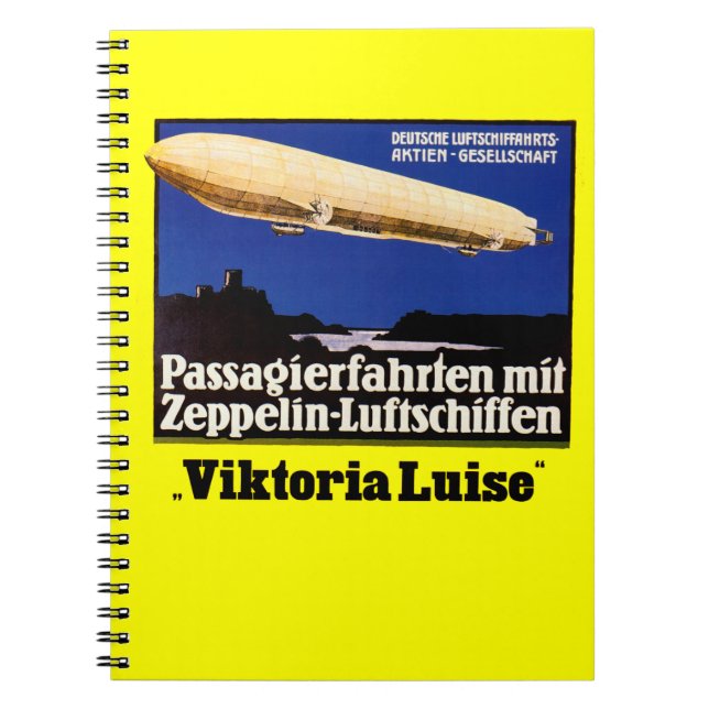 Zeppelin Viktoria Luise Anteckningsbok (Framsidan)