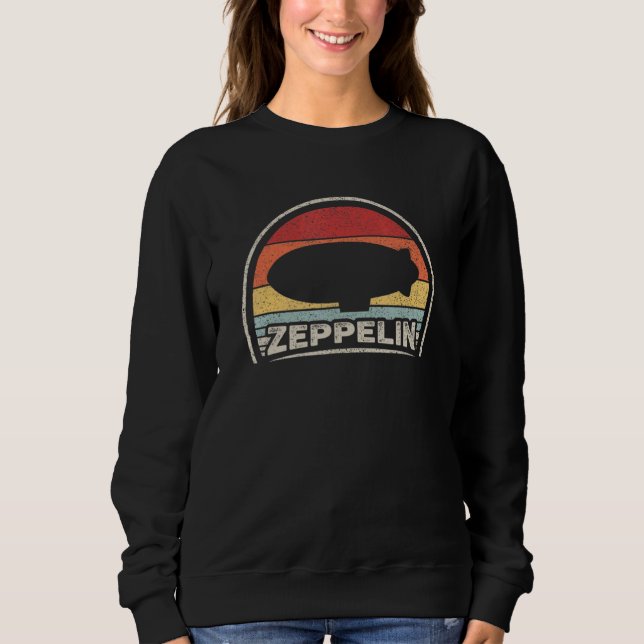 Zeppelin Vintage Retro Zeppelin Shirt Dirigibart A T (Framsida)