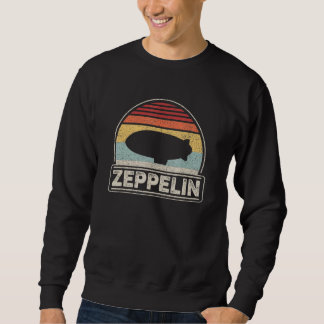 Zeppelin Vintage Retro Zeppelin Shirt Dirigible Ai Lång Ärmad Tröja