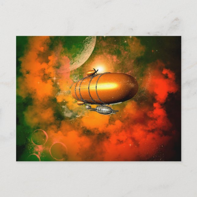 Zeppelin Vykort (Framsida)
