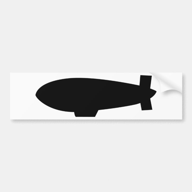 zeppelinairshipsymbol bildekal (Framsidan)