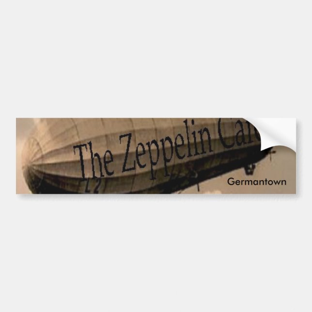 ZeppelinCafe Bildekal (Framsidan)