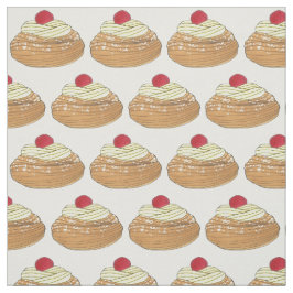 ZEPPOLE Italienska Fried Dough Pastry Bakery Foodi Tyg