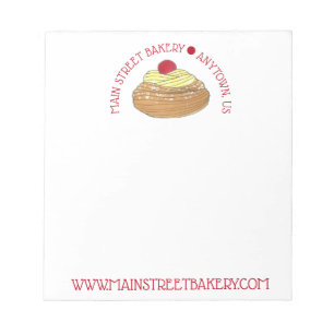 ZEPPOLE Italienska Fried Dough Pastry Chef Bakery Anteckningsblock