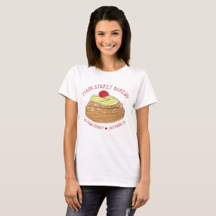 ZEPPOLE Italienska Fried Dough Pastry Chef Bakery T Shirt