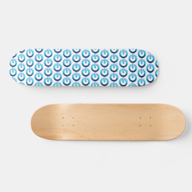 Zer0:s Power Skateboard-däck Mini Skateboard Bräda 18,5 Cm (Horz)