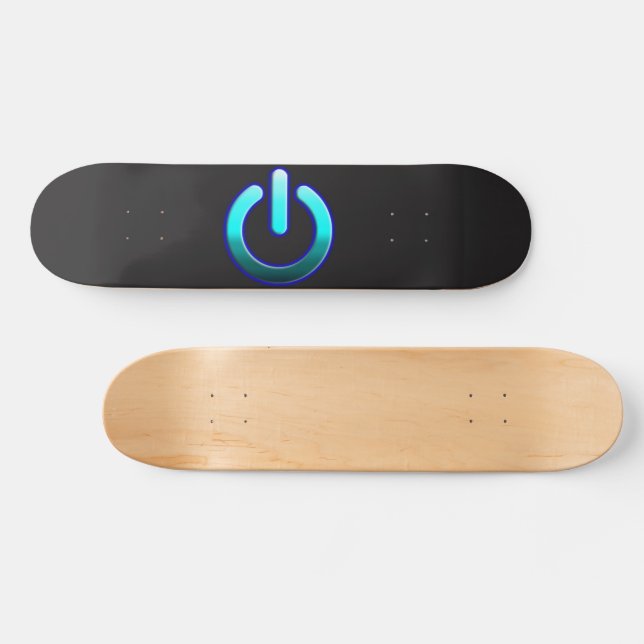 Zer0:s Power Skateboard-däck Mini Skateboard Bräda 18,5 Cm (Horz)
