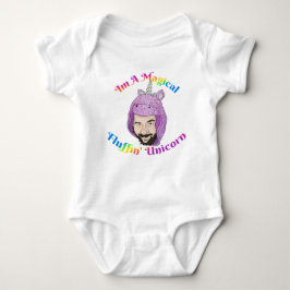 Zer0's Magic Fluffin Unicorn Baby Bodykostym T Shirt