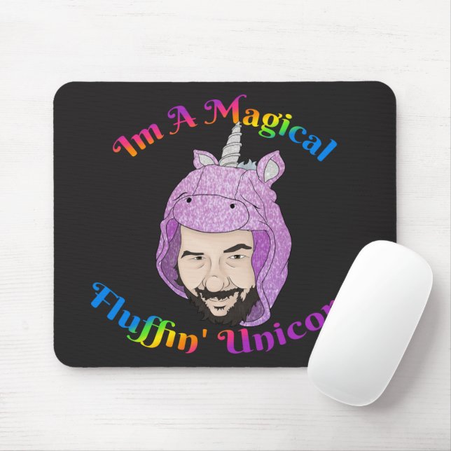 Zer0's Magic Fluffin Unicorn Mousepad Musmatta (Med mus)
