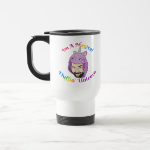 Zer0's Magic Fluffin Unicorn Travel/Commuter Mugg