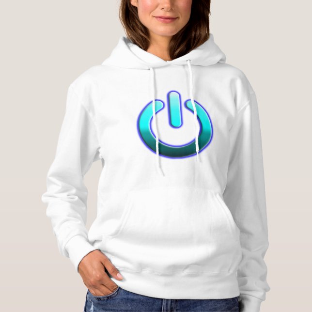 Zer0's Power Women's Basic Hooded Sweatshirt T Shirt (Framsida)