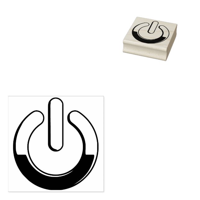 Zer0's Power Wood Art Frimärke Stämpel (Stämplad)