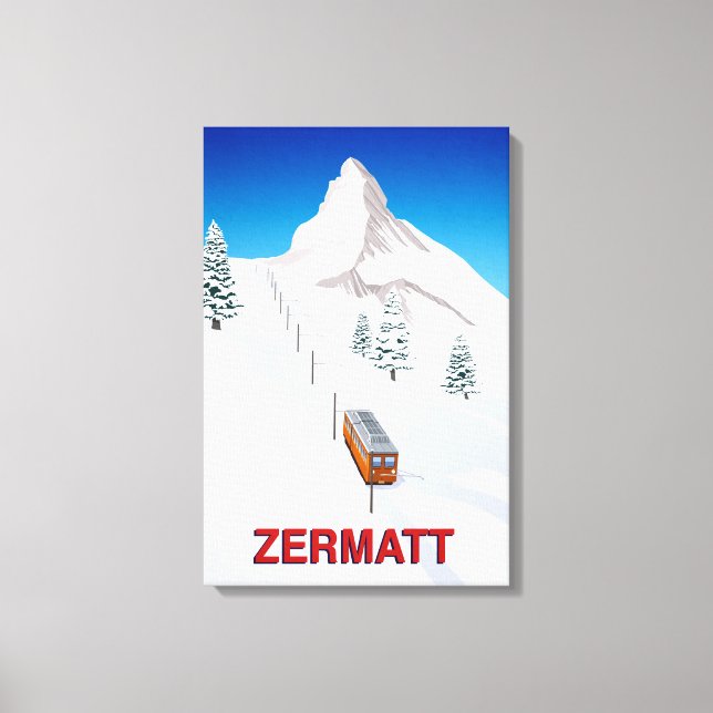 Zermatt Canvastryck (Framsida)