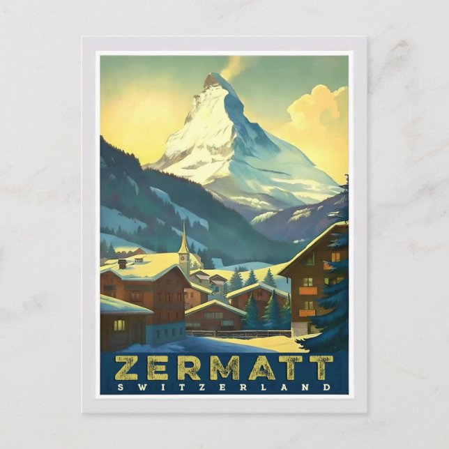 Zermatt - Capture the Majestic Matterhorn Vykort (Framsida)