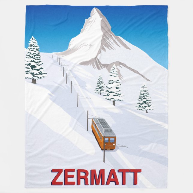 Zermatt Fleecefilt (Framsidan)