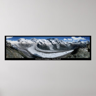 Zermatt Gornergrat, Schweiz Poster