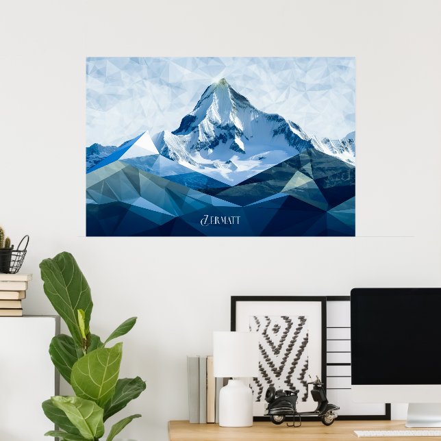 Zermatt Poster (Hemmakontoret)