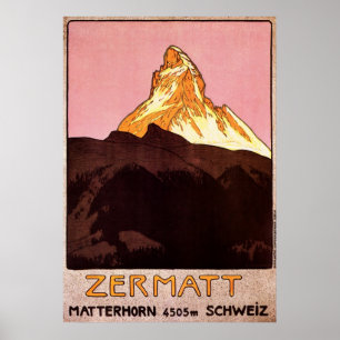 Zermatt Schweitz Poster