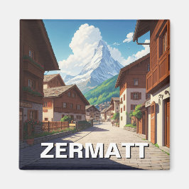 Zermatt Schweiz Matterhorn Magnet