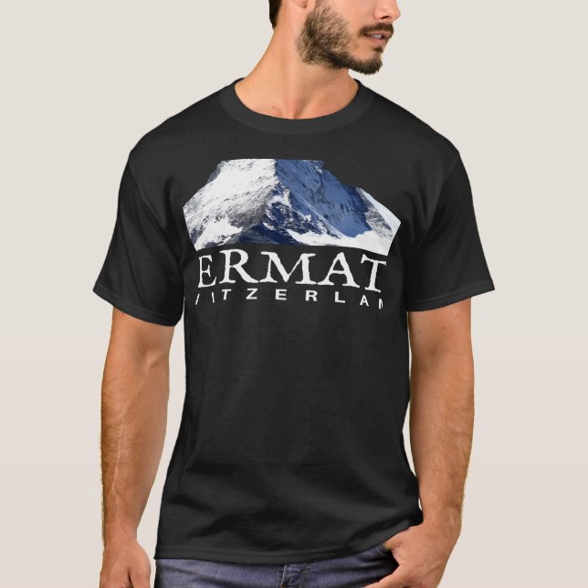 Zermatt Schweiz Shirt T Shirt (Framsida)