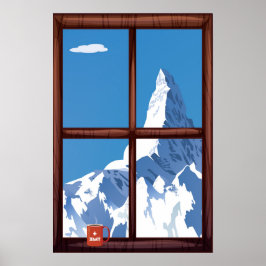 Zermatt,Schweiz,Ski Poster