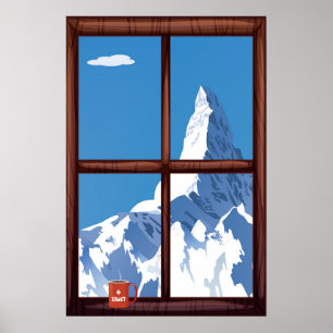 Zermatt,Schweiz,Ski Poster