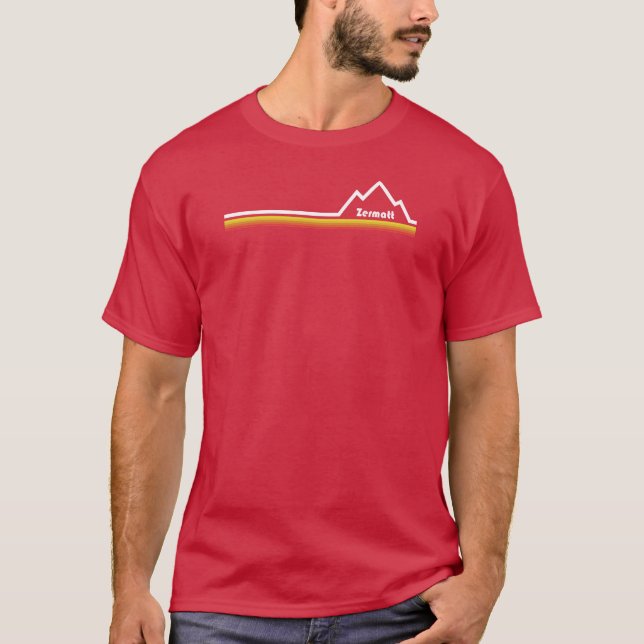 Zermatt, Schweiz T Shirt (Framsida)