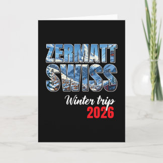 Zermatt Schweiz Vinterresa 2026 Alperna Skidor Sch Kort